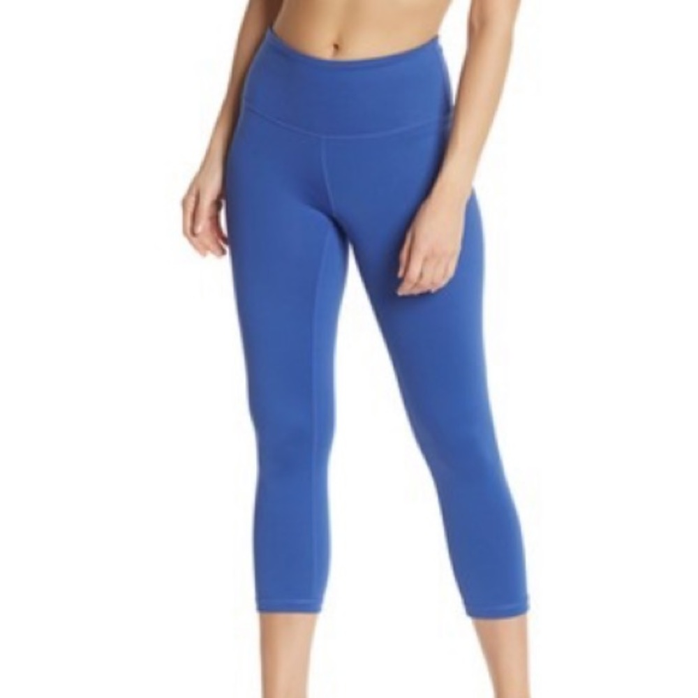 Z by Zella The Daily high waist crop legging/blue